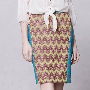 Anthropologie Cecilia Prado Colorful Knit Pencil Skirt M